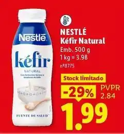 Lidl Nestle - kefir natural promoção