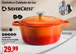 Lidl Silvercrest - pancla em forno fundido promoção