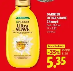 Lidl Garnier - ultra suave champô promoção