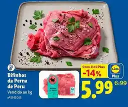 Lidl com - biffinhos da perna de peru promoção