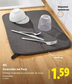 Lidl W5 - escorredor em pano promoção