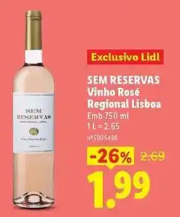 Lidl Lidl - vinho rosé regional lisboa promoção