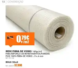 Armazéns Reis rede fibra de vidro promoção