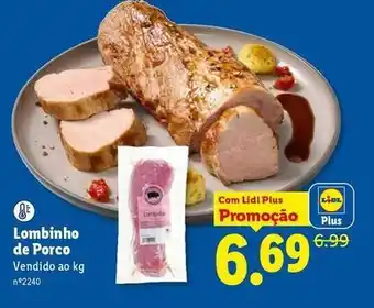 Lidl com - lombinho de porco promoção