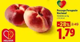 Lidl Nacional - pessego paraguaio promoção