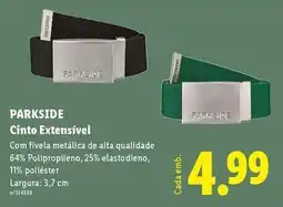 Lidl Parkside - cinto extensive promoção