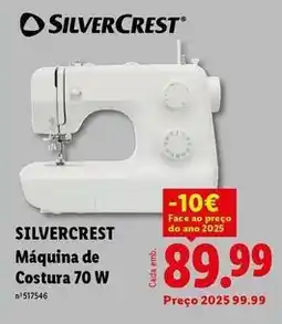 Lidl Silvercrest - maquina de costura 70 w promoção