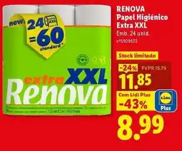 Lidl Renova - papel higiénico extra xxl promoção