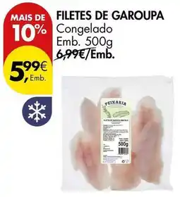 Pingo Doce Filetes de garoupa promoção