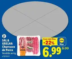 Lidl Lidl - sal & grelha churrasco de porco promoção