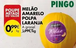 Pingo Doce A+ - melão amarelo polpa laranja promoção