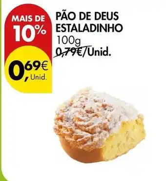 Pingo Doce Pão de deus estaladinho promoção