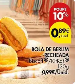 Pingo Doce Bola de berlim recheada promoção