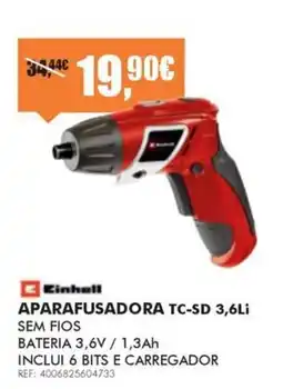 Armazéns Reis einhell aparaFusadora tc-sd 3,6li promoção
