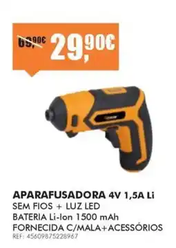 Armazéns Reis aparafusadora 4v 1,5a li promoção