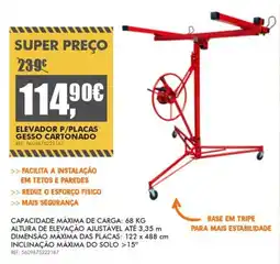 Armazéns Reis Elevador p/placas gesso cartonado promoção