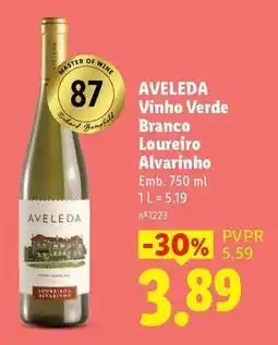 Lidl Aveleda - vinho verde branco loureiro alvarinho promoção