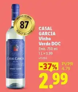 Lidl Casal garcia - vinho verde doc promoção