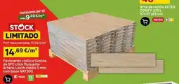 Leroy Merlin Pavimento Vinílico Lâmina de SPC Click Flutuante Artens Louth médio 5 mm com base NAT305 promoção