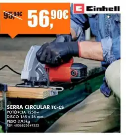 Armazéns Reis serra circular tc-cs einhell promoção