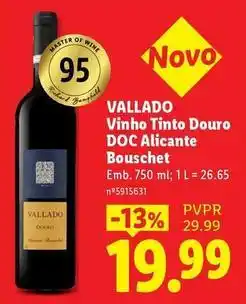 Lidl Master - vinho tinto douro doc alicante promoção