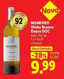 Lidl Master - vinho branco douro doc promoção
