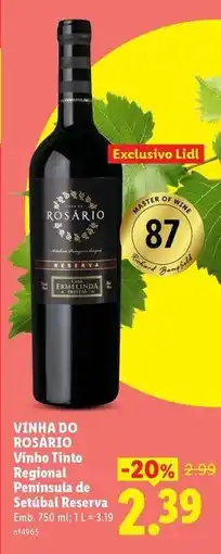 Lidl Ermelinda - vinha do rosario promoção