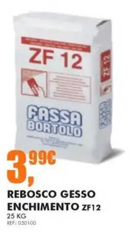 Armazéns Reis Rebosco gesso enchimento zf12 promoção