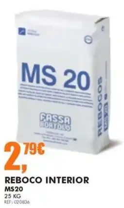 Armazéns Reis Reboco interior ms20 promoção
