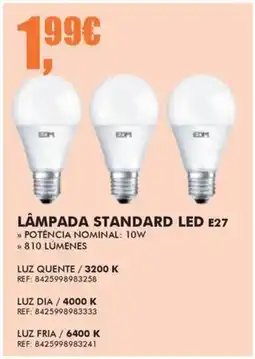 Armazéns Reis Lâmpada standard led e27 promoção