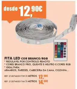 Armazéns Reis Fita led cor branco/rgb promoção