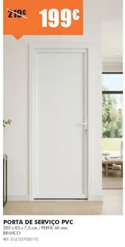 Armazéns Reis Porta de serviço pvc promoção