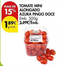 Pingo Doce Pingo doce - tomate mini alongado promoção
