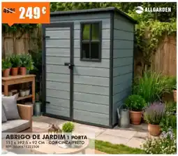 Armazéns Reis Abrigo de jardim 1 porta allgarden promoção