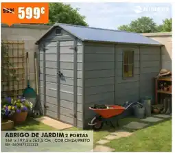 Armazéns Reis Abrigo de jardim 2 portas allgarden promoção
