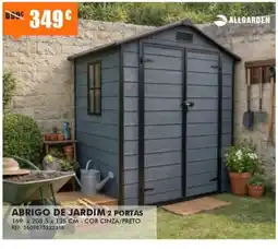Armazéns Reis Abrigo de jardim 2 portas allgarden promoção