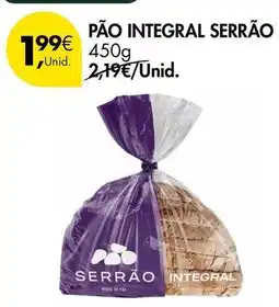 Pingo Doce Pão integral promoção