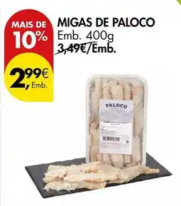 Pingo Doce Migas de paloco promoção