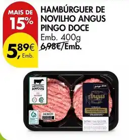 Pingo Doce Pingo doce - hambúrguer de novilho angus promoção