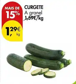 Pingo Doce A+ - curgete promoção