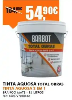 Armazéns Reis Barbot tinta aquosa total obras promoção