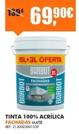 Armazéns Reis Barbot tinta 100% acrílica fachadas mate promoção