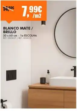 Armazéns Reis blanco mate / brillo promoção