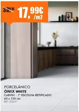 Armazéns Reis Porcelânico ónix white promoção