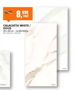Armazéns Reis calacatta white / gold promoção