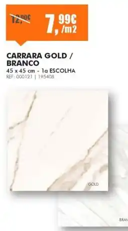 Armazéns Reis carrara gold / branco promoção