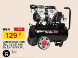 Leroy Merlin Compressor sem óleo cevik pro silencioso 24l promoção