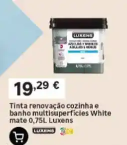 Leroy Merlin Tinta renovação cozinha e banho multisuperfícies white mate luxens promoção