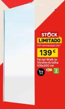 Leroy Merlin Painel Walk In Strohm Arista promoção
