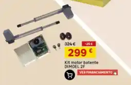Leroy Merlin Kit motor batente dimoel 2f promoção